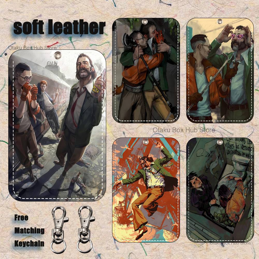Leather Works - Gantungan Kunci Tempat Kartu Game D-Disco