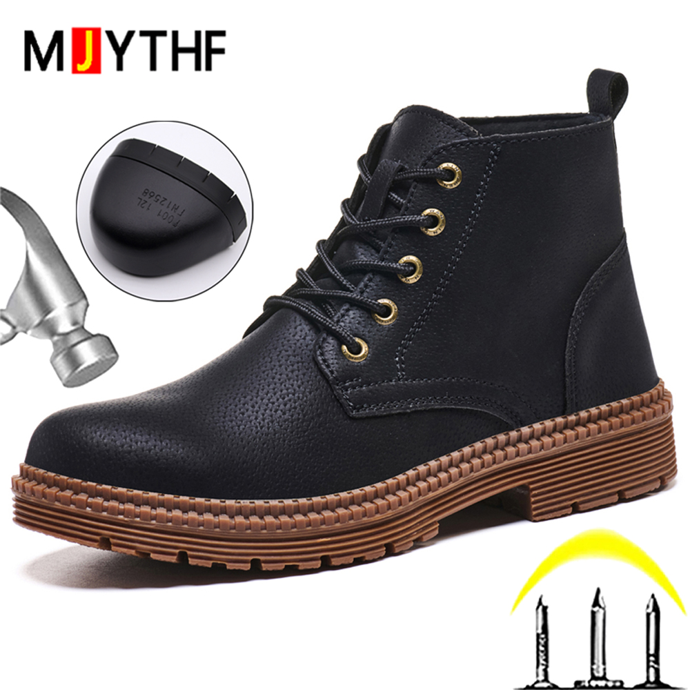 Leather Work Fabric - Sepatu Bot Kerja Tahan Air Sepatu