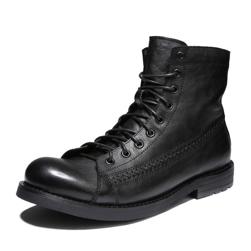 Leather Work Fabric - Sepatu Boots Pria 2026 Model Klasik