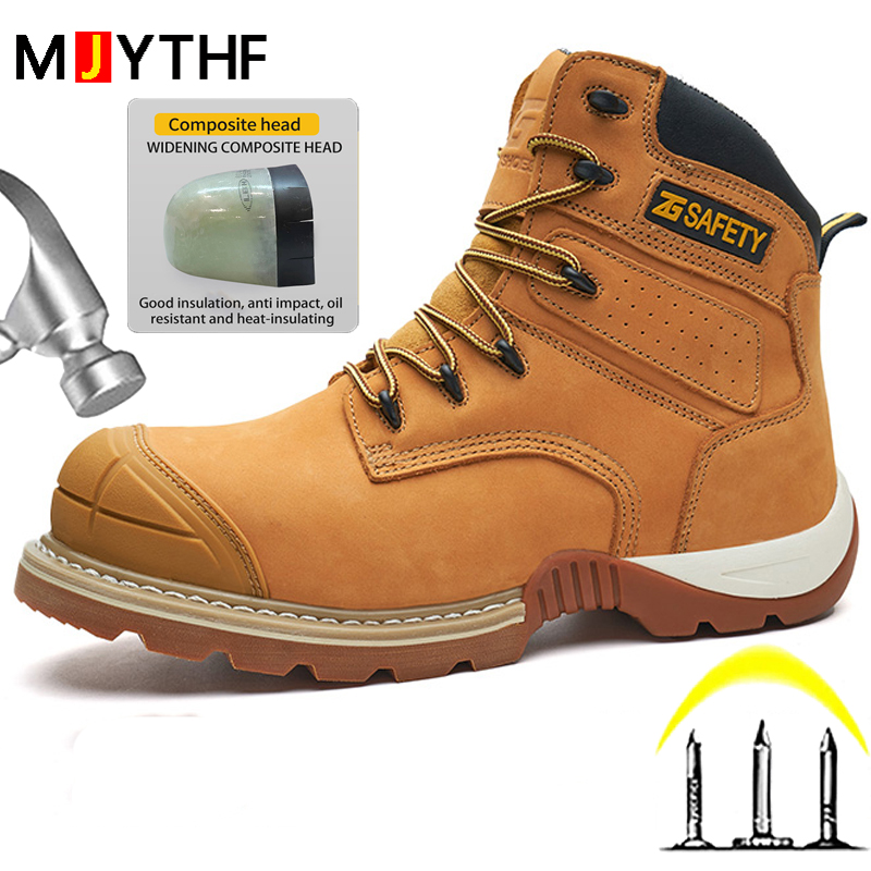 Leather Work Fabric - Sepatu Keselamatan Kerja Kulit Sapi Sepatu