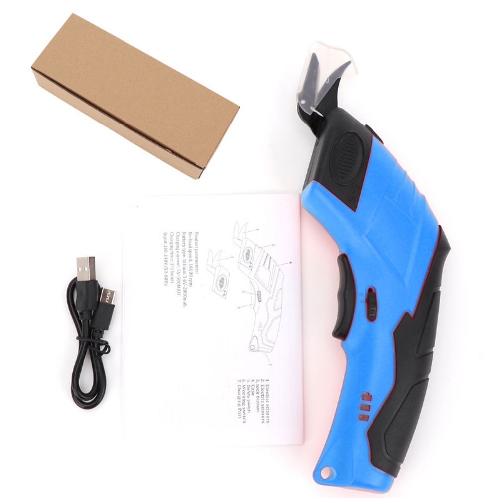 Leatherwork Machine - Mesin pemotong kain gunting listrik 3.6V,