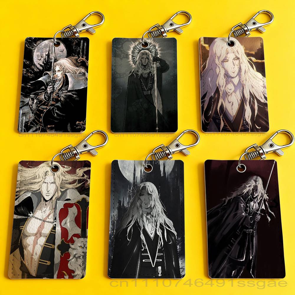 Leather Works - Gantungan Kunci Tempat Lencana Game C-castlevania