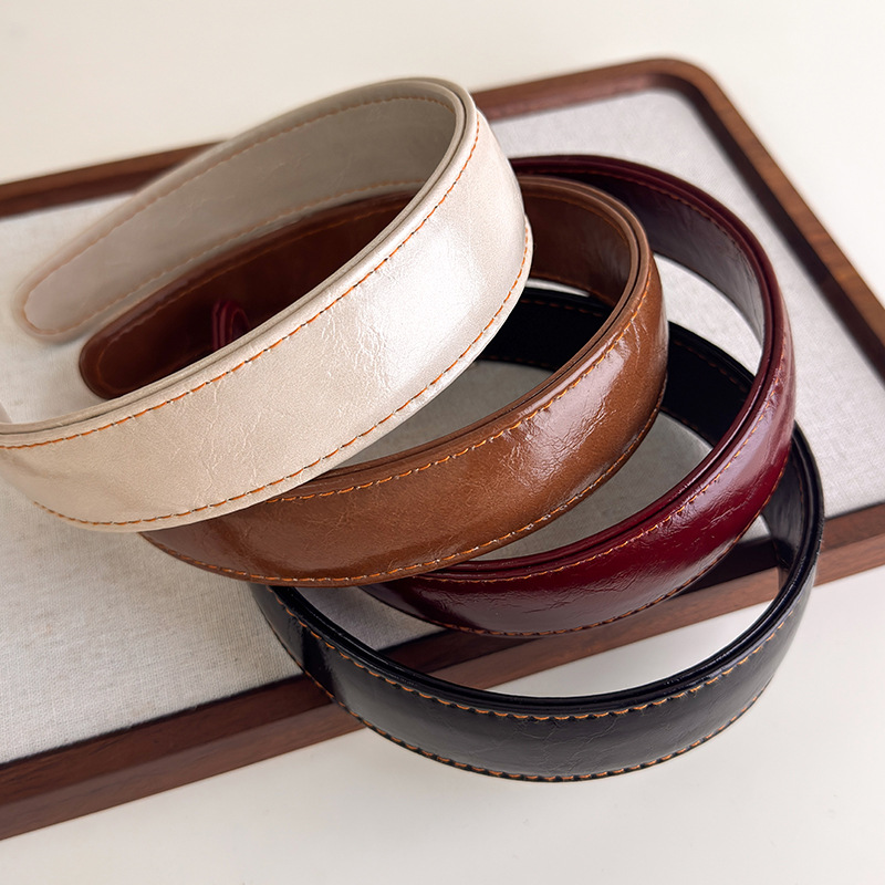 Ikat Kepala Kulit Sederhana Wa - Leatherwork Rings ulasan dan harga