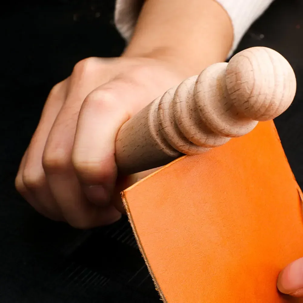 Multi-ukuran Kayu Anyaman Kuli - Leatherwork Craft ulasan dan harga