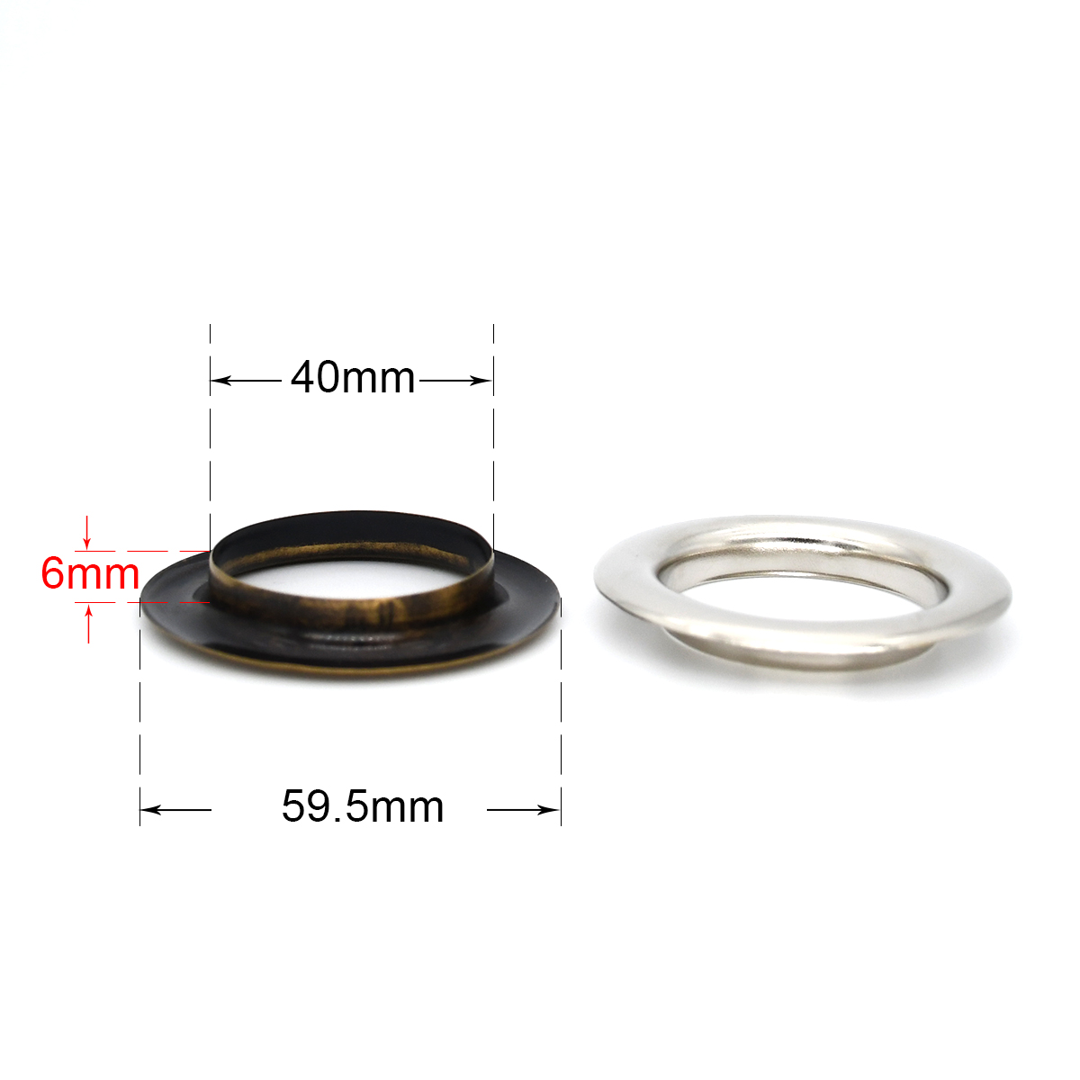10set 40mm lubang tali kuninga - Leatherwork Eyelets ulasan dan harga