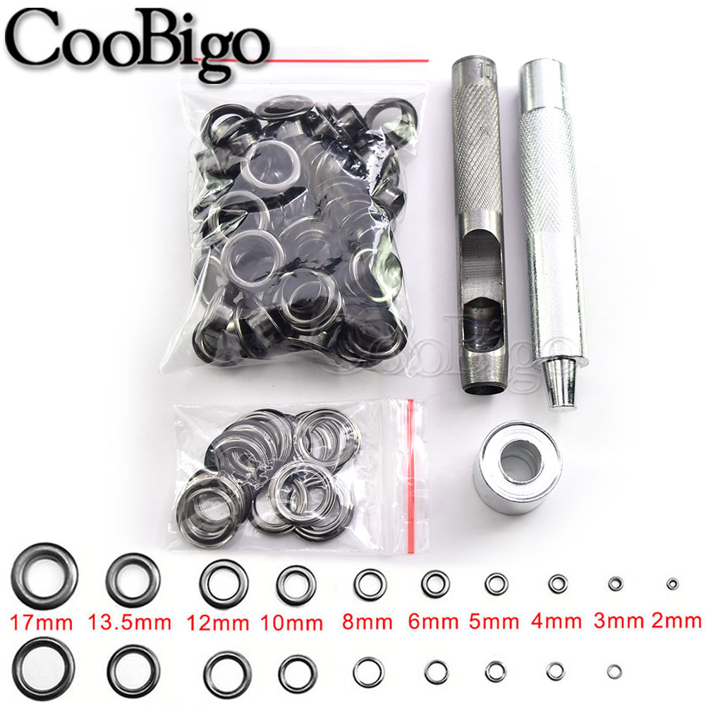 Kit alat Grommet logam, alat p - Leatherwork Eyelets ulasan dan harga