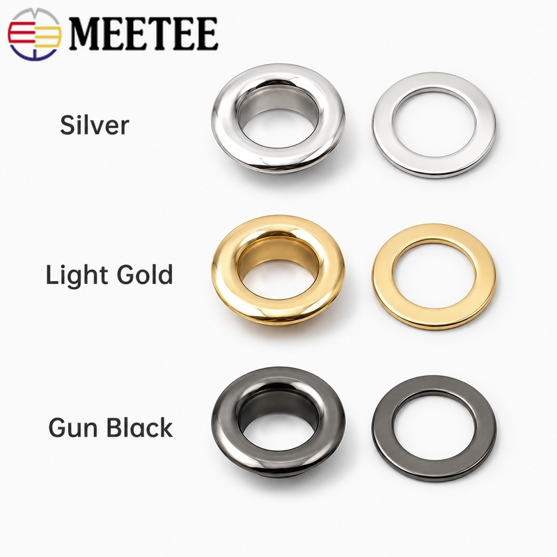 100Set Meetee 4/5/8/10/12mm Lu - Leatherwork Eyelets ulasan dan harga
