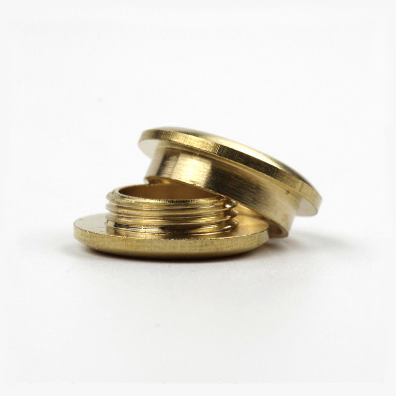 2Pcs Solid Kuningan Sekrup Lub - Leatherwork Eyelets ulasan dan harga