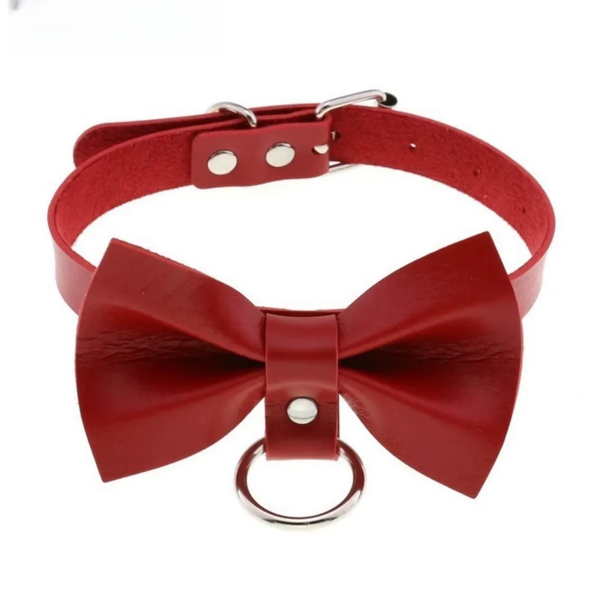 Kerah Kulit Model Pita yang Tr - Leatherwork Rings ulasan dan harga