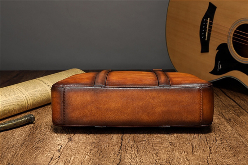 Tas Kerja Kulit Asli YETTIES | - Leather Work Laptop Bag ulasan dan harga