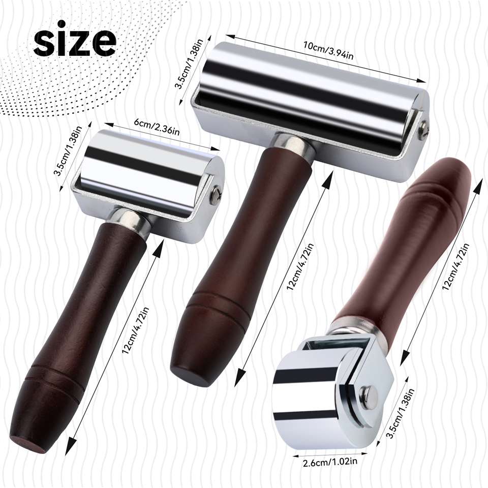 KRABALL Roller tekan tepi kuli - Leatherwork Craft ulasan dan harga