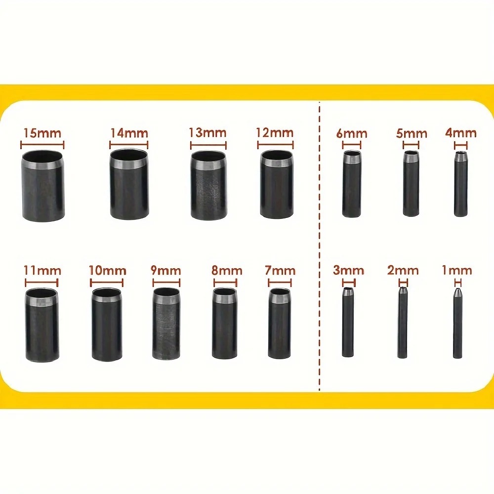 15 Ukuran Alat Pelubang Bulat  - Leatherwork Punching Tool ulasan dan harga