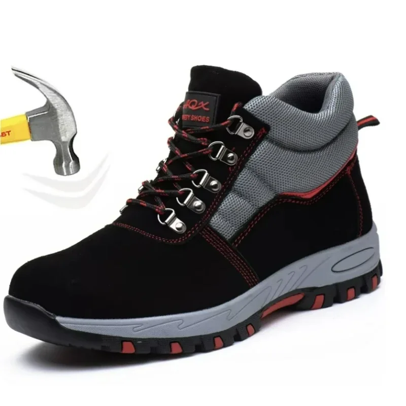 Sepatu bot keselamatan untuk p - Leather Work Fabric ulasan dan harga