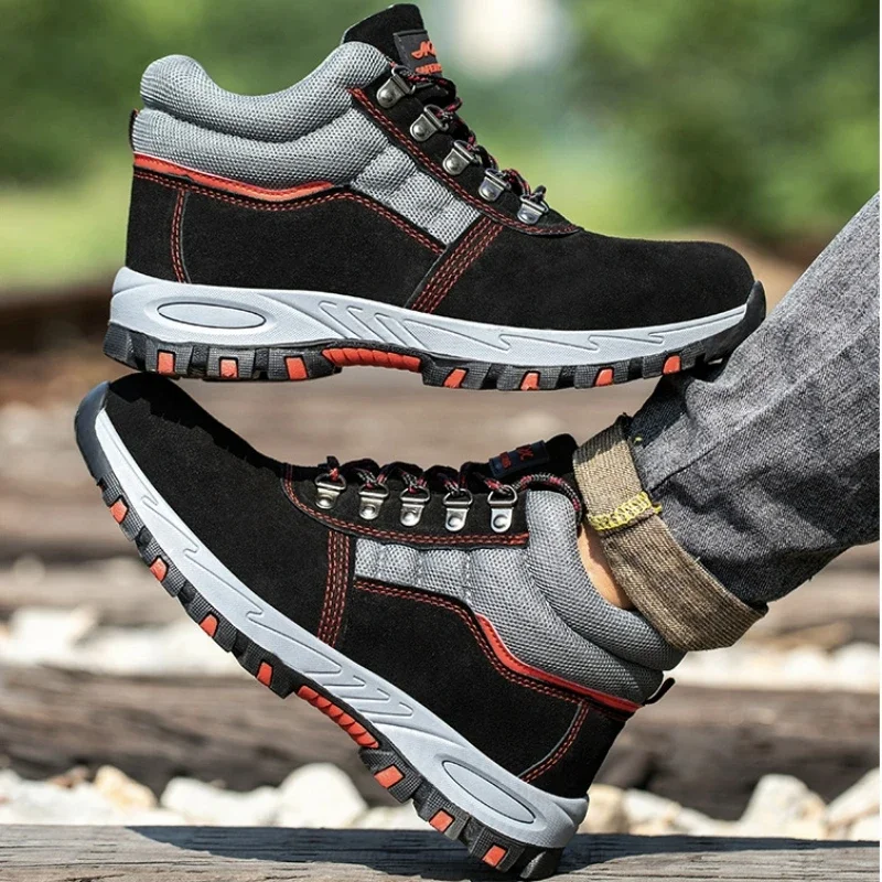 Sepatu bot keselamatan untuk p - Leather Work Fabric ulasan dan harga