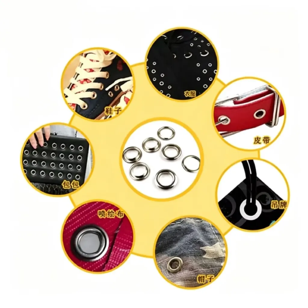 100 Set Cincin Grommet Logam u - Leatherwork Eyelets ulasan dan harga