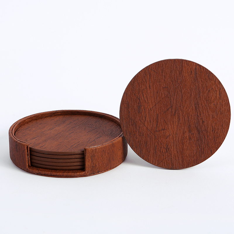 WOTOR 6 Buah/Lot Tatakan Gelas - Leatherwork Rings ulasan dan harga
