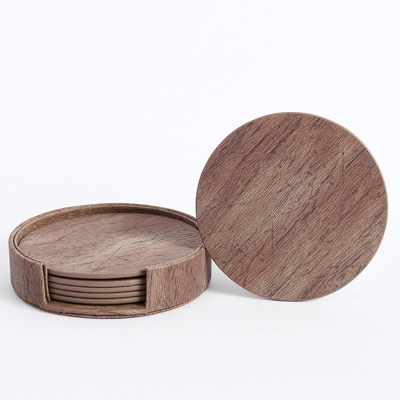 WOTOR 6 Buah/Lot Tatakan Gelas - Leatherwork Rings ulasan dan harga