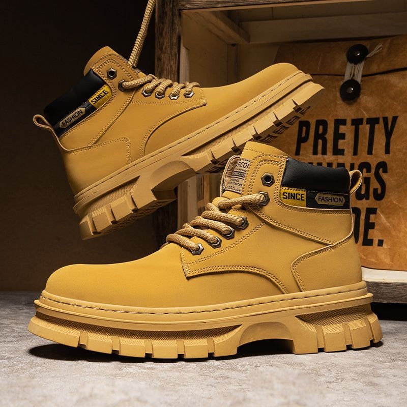 Sepatu Bot Pergelangan Kaki Pl - Leather Work Fabric ulasan dan harga