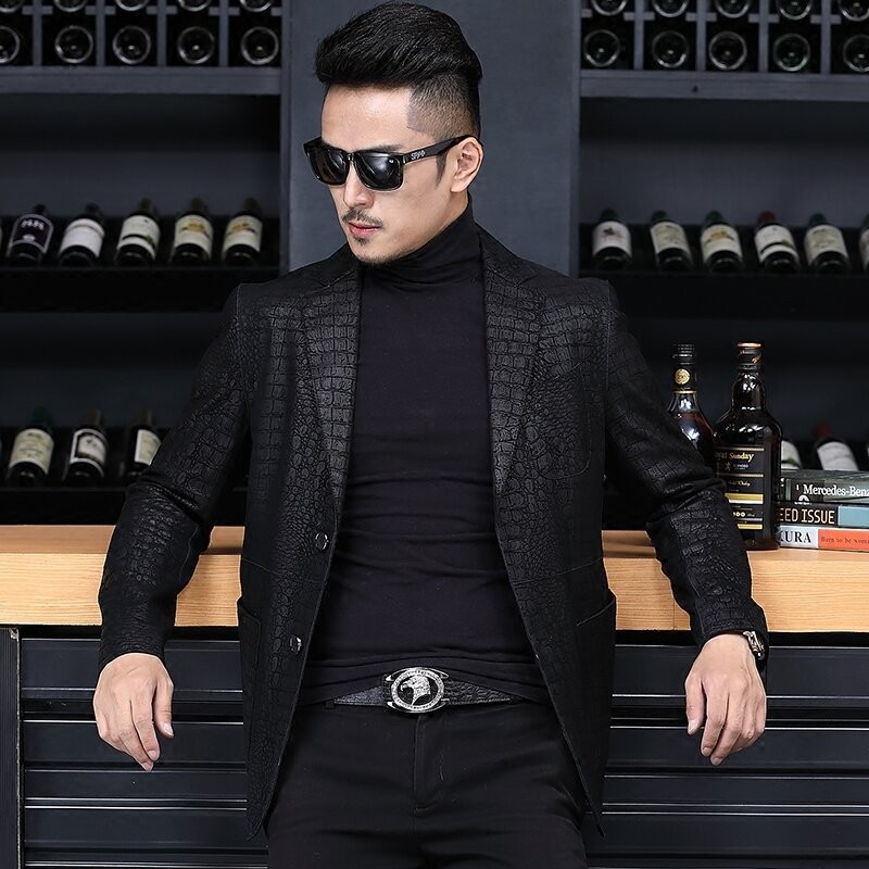 Musim Gugur Pria Bisnis Kulit  - Leatherwork Patterns ulasan dan harga