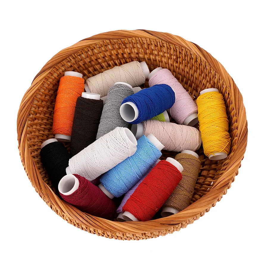 Benang Jahit Mesin 18 Warna 0. - Waxed Thread Linen ulasan dan harga