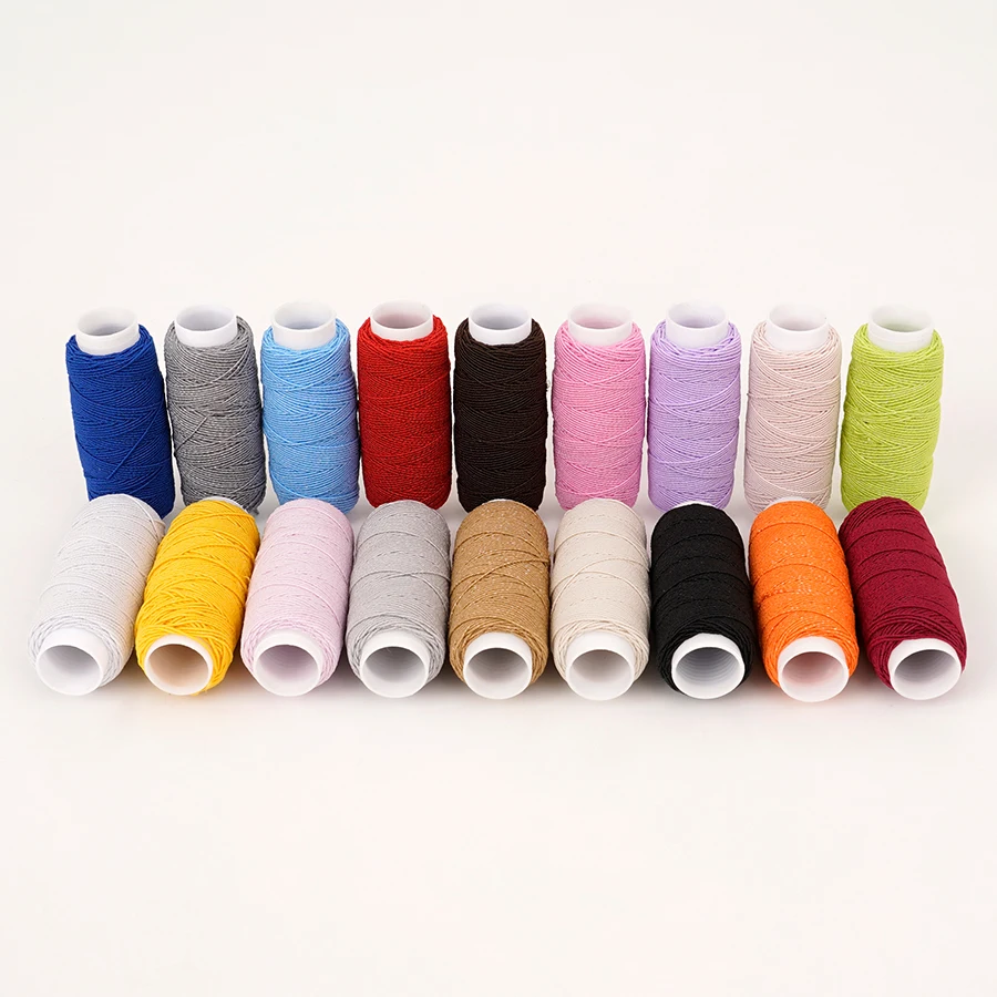 Benang Jahit Mesin 18 Warna 0. - Waxed Thread Linen ulasan dan harga
