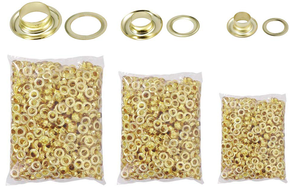1000 Buah Lubang Tali Logam Ki - Leatherwork Eyelets ulasan dan harga