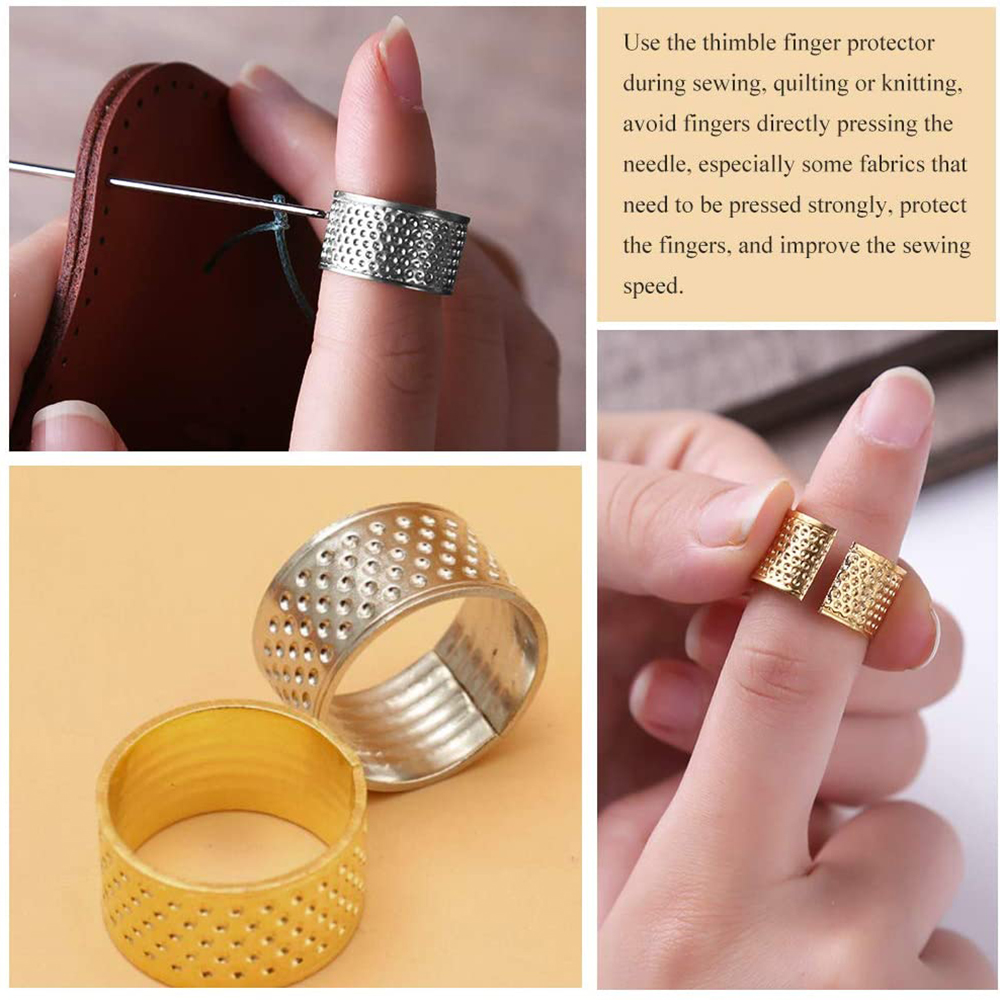 Pekerjaan tangan jahit bidal l - Leatherwork Rings ulasan dan harga