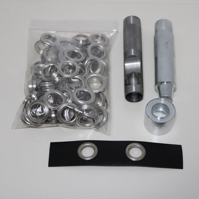 4 mm-14 mm 100 Set perak luban - Leatherwork Eyelets ulasan dan harga