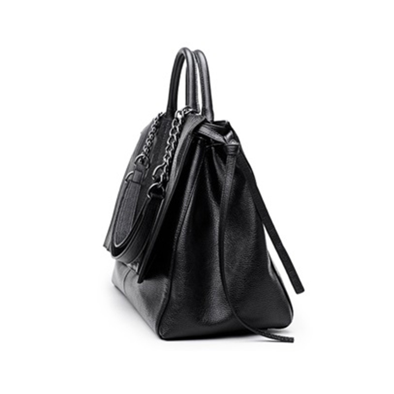 Tas Tote Elegan Dengan Resleti - Leather Work Laptop Bag ulasan dan harga