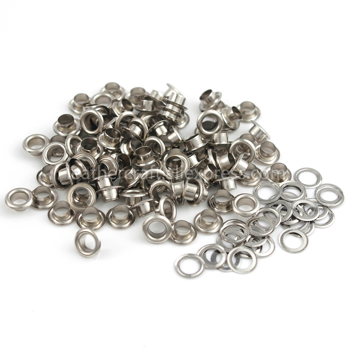 100Set 4Mm Kuningan Lubang den - Leatherwork Eyelets ulasan dan harga