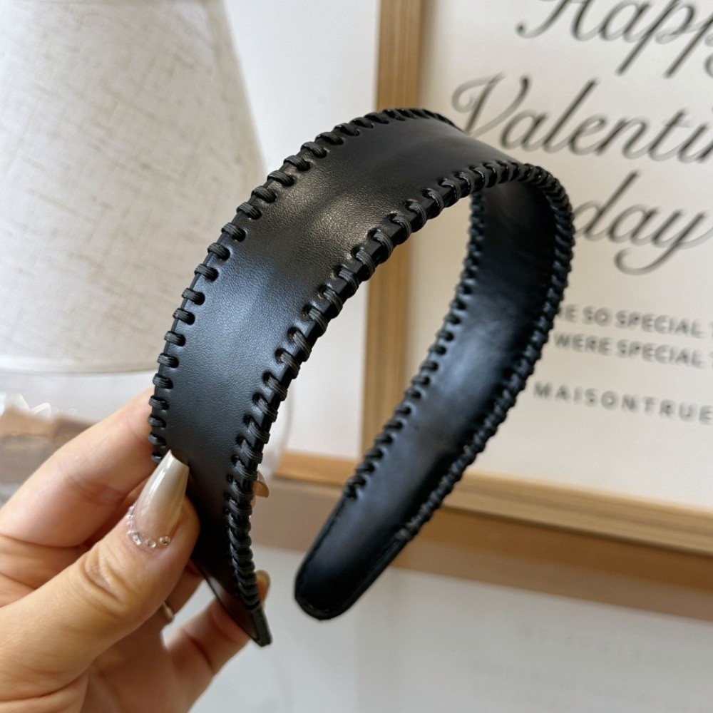 Ikat Kepala Kulit Warna Solid  - Leatherwork Rings ulasan dan harga