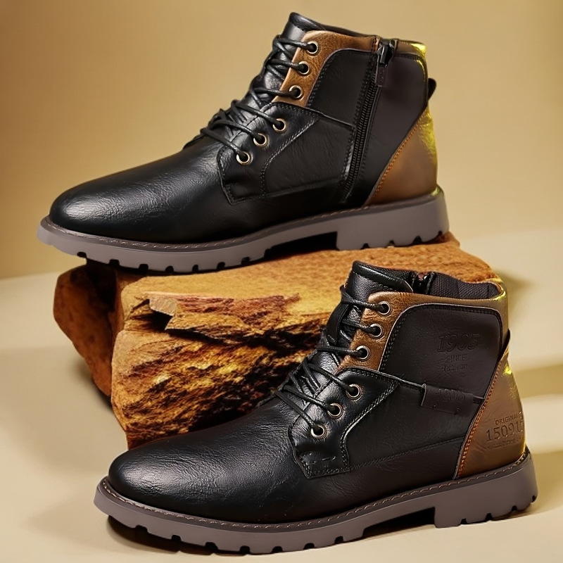 Sepatu Bot Pergelangan Kaki Pr - Leather Work Fabric ulasan dan harga