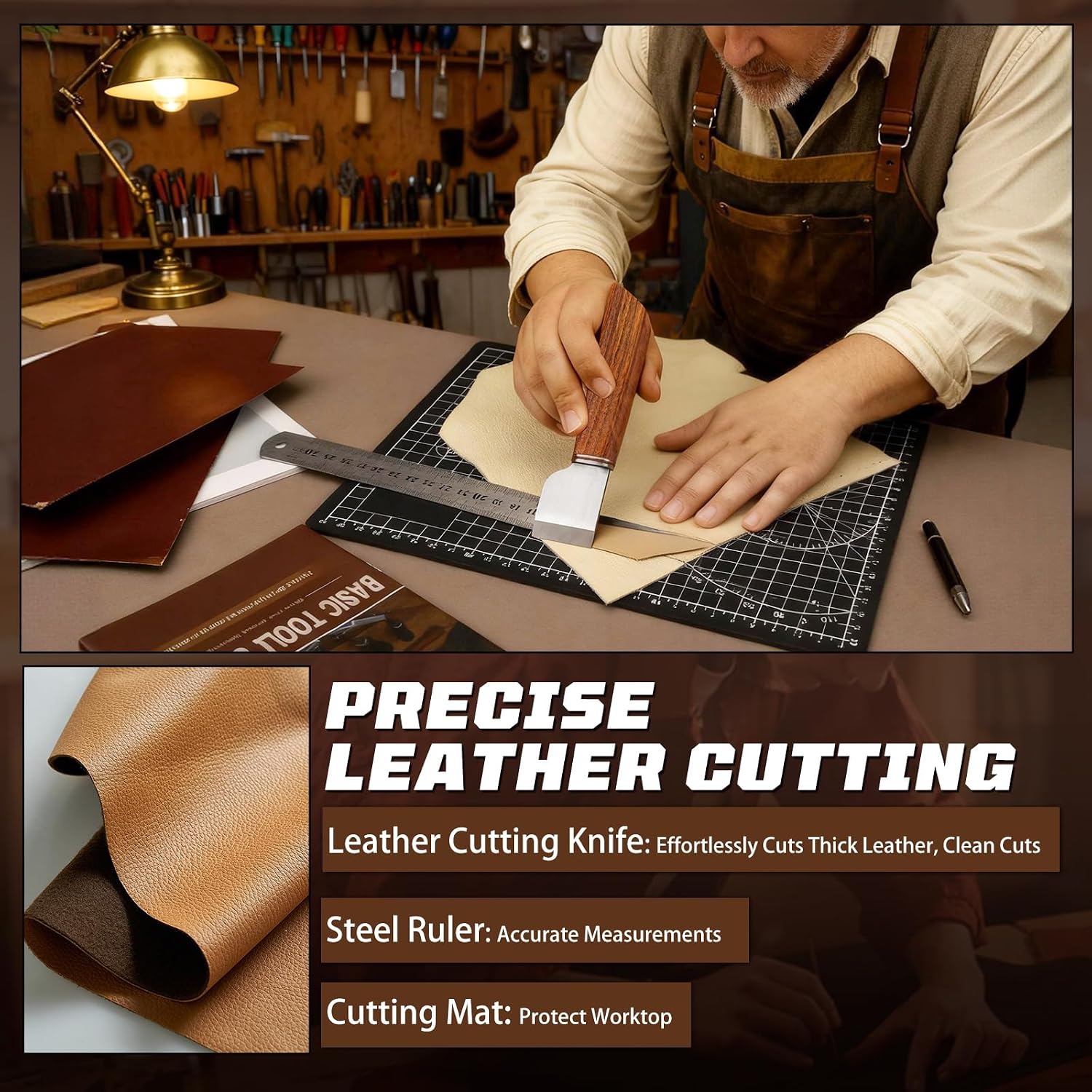 Perlengkapan Kerja Kulit, Pera - Leatherwork Craft ulasan dan harga