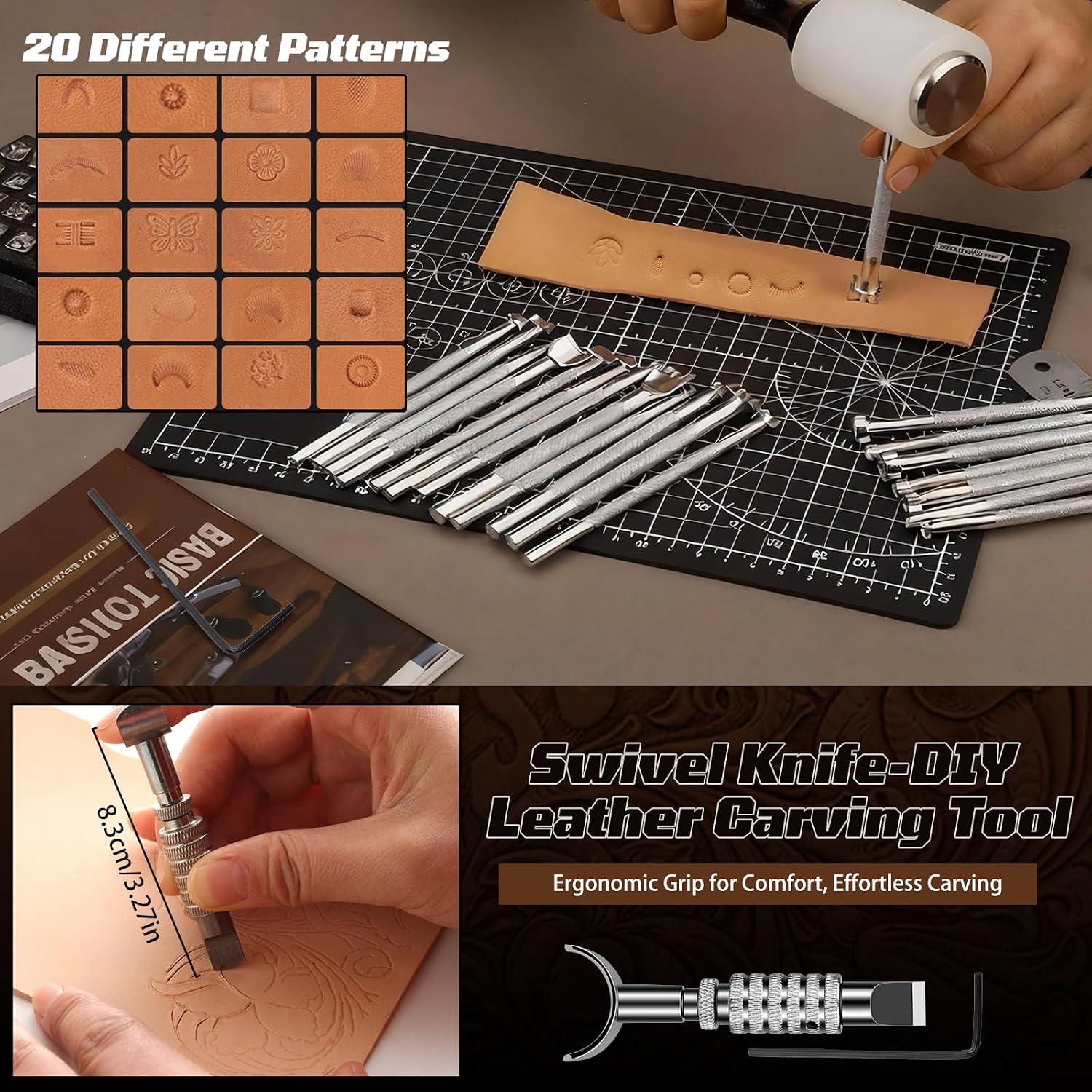 Perlengkapan Kerja Kulit, Pera - Leatherwork Craft ulasan dan harga