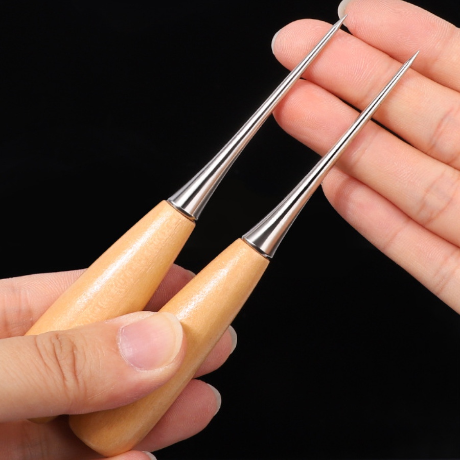 2pcs Alat Penusuk Kulit Jahit  - Leatherwork Punching Tool ulasan dan harga