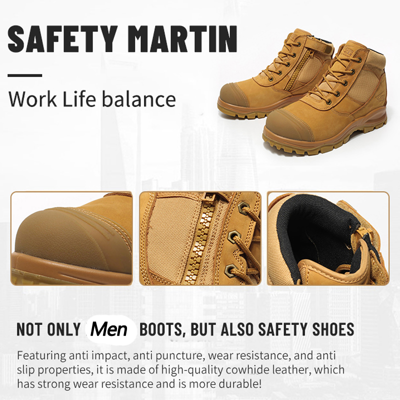 Sepatu Bot Pria Kulit Asli Sep - Leather Work Fabric ulasan dan harga