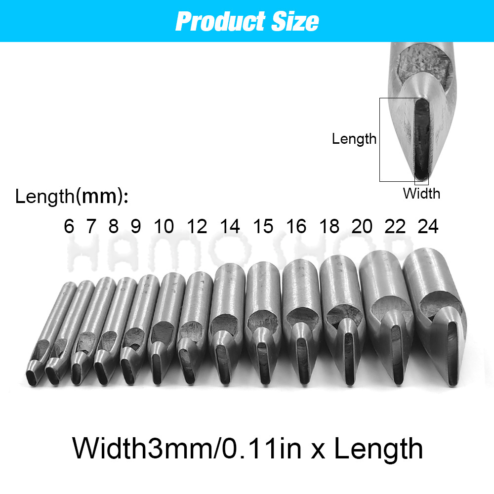 Alat Pembuat Lubang Oval Kulit - Leatherwork Punching Tool ulasan dan harga
