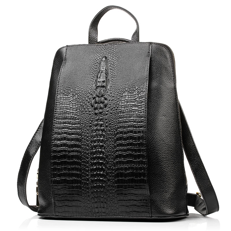 Tas Ransel Kulit Buaya Wanita  - Leather Work Laptop Bag ulasan dan harga