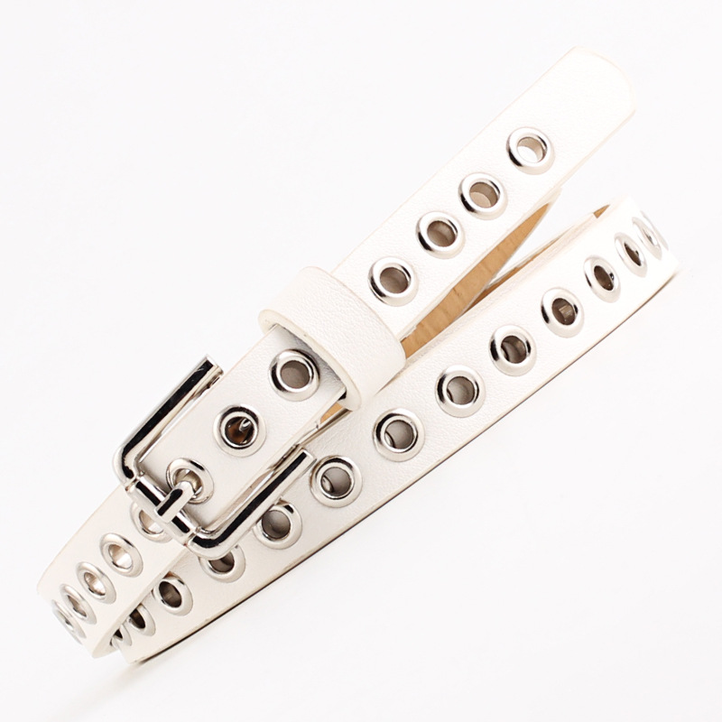 Sabuk Celana Wanita 1.4Cm Gesp - Leatherwork Eyelets ulasan dan harga
